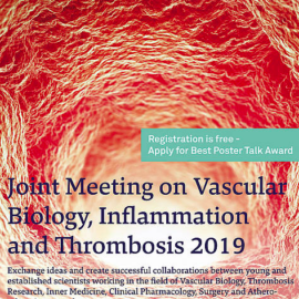 Joint Meeting on Vascular Biology, Inflammation and Thrombosis 2019